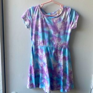 Girls tye dye dress